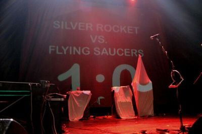 Silver Rocket vs. Flying Saucers